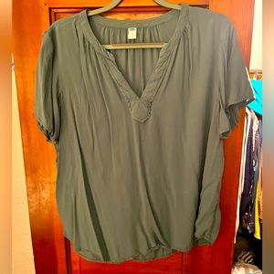 ON top in sage green